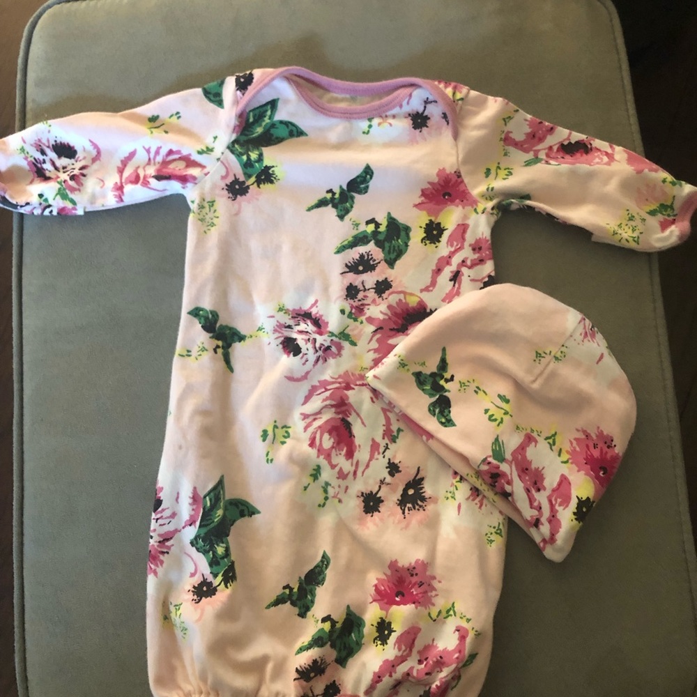 Maternity Mommy/Baby Robe and Gown Set